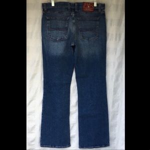 Lucky Brand dungarees blue jeans size 12/31